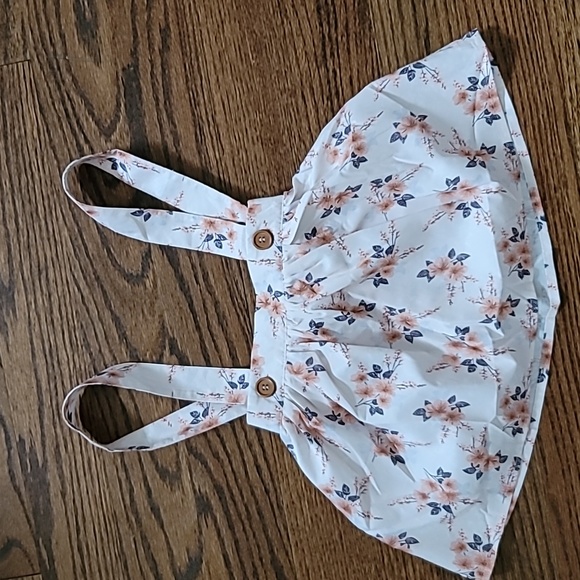 Other - Floral suspender skirt
